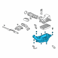 OEM 2018 Honda Clarity Set, Air/C Case Diagram - 17201-5WJ-A01