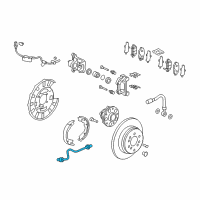 OEM Honda Pilot Pipe C, Brake Diagram - 46330-TZ5-A02