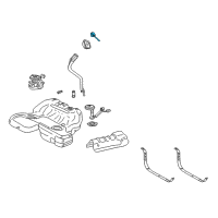 OEM 2006 Cadillac CTS Fuel Cap Diagram - 20914961