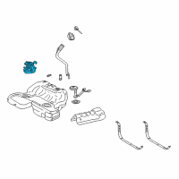 OEM Cadillac SRX Fuel Pump Diagram - 19181827