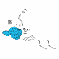 OEM 2004 Cadillac SRX Fuel Tank Diagram - 25894460
