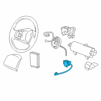 OEM 2007 Lincoln Mark LT Front Sensor Diagram - 6L3Z-14B004-AA