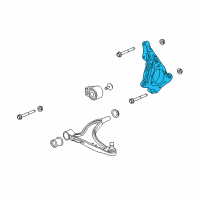 OEM 2011 Buick Regal Knuckle Diagram - 13219081