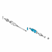 OEM Nissan Murano Repair Kit - Dust Boot, Inner Diagram - C9GDA-2U62H