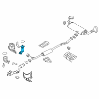 OEM Nissan Murano Three Way Catalytic Converter Diagram - 208A2-5AG0A