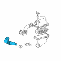 OEM 2003 Toyota Echo Outlet Hose Diagram - 17751-21030