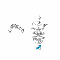 OEM 2003 Toyota Highlander Inlet Tube Diagram - 17750-28030