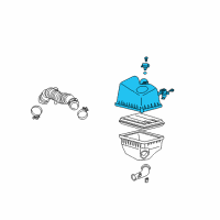 OEM 2003 Toyota Highlander Cap Sub-Assy, Air Cleaner Diagram - 17705-28090