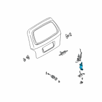 OEM 2002 Kia Sedona Lock Controller Diagram - 0K70C62350