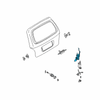 OEM Kia Remote Controller Diagram - 0K53A62380B