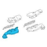 OEM 2007 Mercury Montego Manifold Diagram - 5F9Z-9430-AA