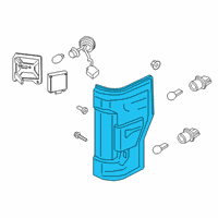 OEM 2019 Ford F-350 Super Duty Tail Lamp Diagram - KC3Z-13405-C