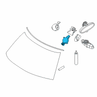 OEM BMW 430i SENSOR RAIN/LIGHT Diagram - 61-35-9-873-612