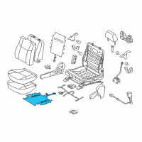 OEM 2014 Toyota Tacoma Seat Cushion Heater Diagram - 87510-04021