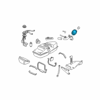 OEM 2009 Chevrolet Express 3500 Housing-Fuel Tank Filler Pipe *Marked Print Diagram - 15149668