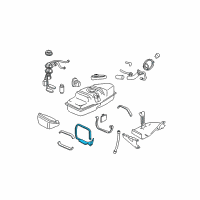 OEM 1989 Chevrolet S10 Strap Asm-Fuel Tank Diagram - 15677696