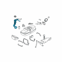 OEM 2000 Oldsmobile Intrigue Module Seal Diagram - 25027014