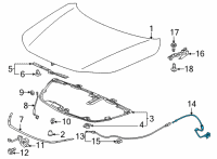 OEM 2022 Honda Civic WIRE, RR- *NH900L* Diagram - 74132-T20-A01ZA