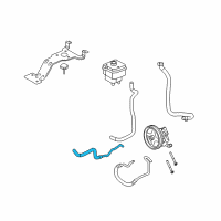 OEM 2011 Ford E-350 Super Duty Lower Return Hose Diagram - 8C2Z-3A713-A