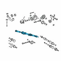 OEM 2019 Lexus RX350 Shaft Assembly, PROPELLE Diagram - 37100-48050