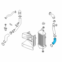 OEM Hyundai Santa Fe Sport Hose-INTERCOOLER Outlet (A) Diagram - 28286-2G300