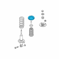 OEM Nissan Titan XD Rear Spring Seat-Rubber Diagram - 54034-1PA0A