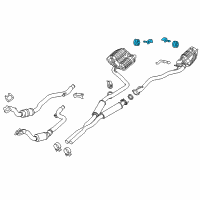 OEM 2018 Dodge Challenger ISOLATOR-Exhaust Diagram - 68260903AA