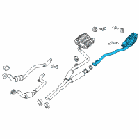 OEM 2020 Dodge Challenger Resonator-Exhaust Diagram - 68260151AA