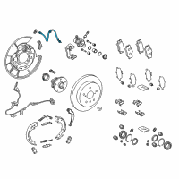 OEM 2020 Toyota Camry Brake Hose Diagram - 90947-A2106