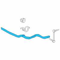 OEM 2012 Toyota FJ Cruiser Stabilizer Bar Diagram - 48811-35460