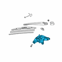 OEM 2020 Toyota Corolla Rear Motor Diagram - 85130-12A40