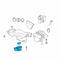 OEM 2008 BMW X3 Fuel Injection Throttle Body Housing Actuator Diagram - 13-54-7-556-118