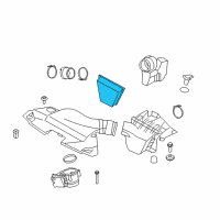 OEM 2016 BMW 528i Air Filter Diagram - 13-71-7-582-908