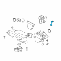 OEM BMW 335xi Mass Air Flow Sensor Diagram - 13-62-7-551-638