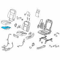 OEM 2021 Honda Ridgeline Heater, Left Front Diagram - 81534-T6Z-A41