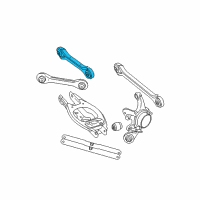 OEM BMW M3 Left Wishbone Diagram - 33-32-2-283-545