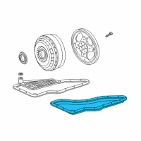 OEM 1998 Lincoln Continental Transmission Pan Diagram - 4F1Z-7A194-BA