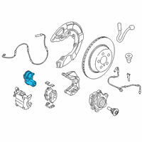 OEM BMW 540i xDrive Repair Kit, Actuator Emf Diagram - 34-21-6-870-567