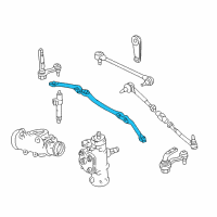 OEM 1995 Chevrolet Astro Rod, Steering Linkage Relay Diagram - 26039568