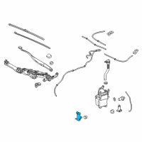 OEM Lexus UX250h Motor & Pump Assembly, HEADLAMP Cleaner Diagram - 85280-33030