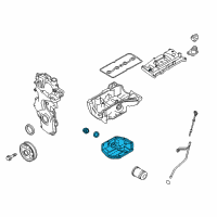 OEM 2016 Nissan Sentra Pan Assy-Oil Diagram - 11110-3RC0C