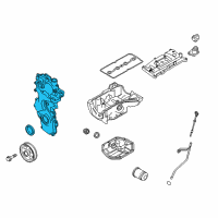 OEM Nissan Cover Assy-Front Diagram - 13500-3RC1C