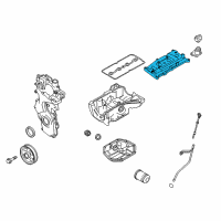 OEM Nissan Sentra Cover Assy-Valve Rocker Diagram - 13264-3RC1A