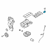 OEM Nissan Sentra Tube-Oil Filler Diagram - 15259-3RC0A