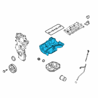 OEM 2018 Nissan Sentra Pan Assy Oil Diagram - 11110-3RC1A