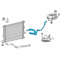 OEM 2015 Dodge Dart Hose-Radiator Outlet Diagram - 55111472AC