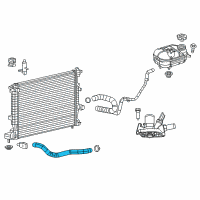 OEM 2014 Dodge Dart Hose-Radiator Inlet Diagram - 55111474AB