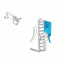 OEM 2005 Ford Explorer Sport Trac Oil Cooler Diagram - 5L2Z-7A095-A