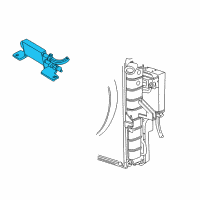 OEM Ford Explorer Sport Trac Oil Cooler Assembly Diagram - YL5Z-3D746-BA