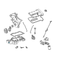 OEM 1999 Mercury Sable Oil Pan Plug Diagram - YS4Z-6730-AA